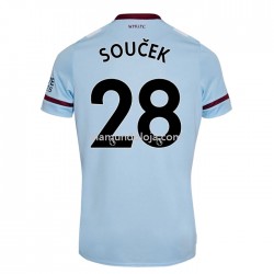 Camisola West Ham United Tomas Equipamento Segundo 2021-2022 Manga Corta